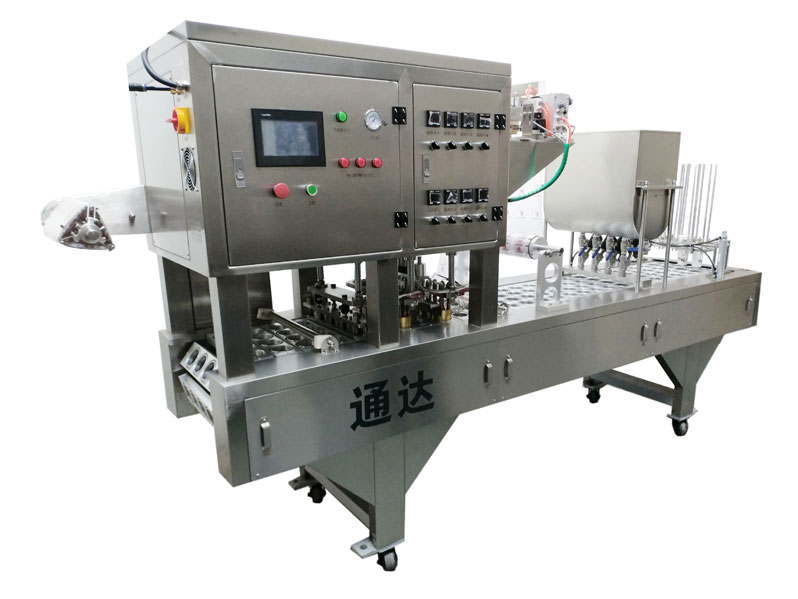 QCF-4氣動式杯裝灌裝封口機(jī)